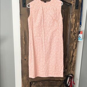 Elegant Pink Sleeveless Dress